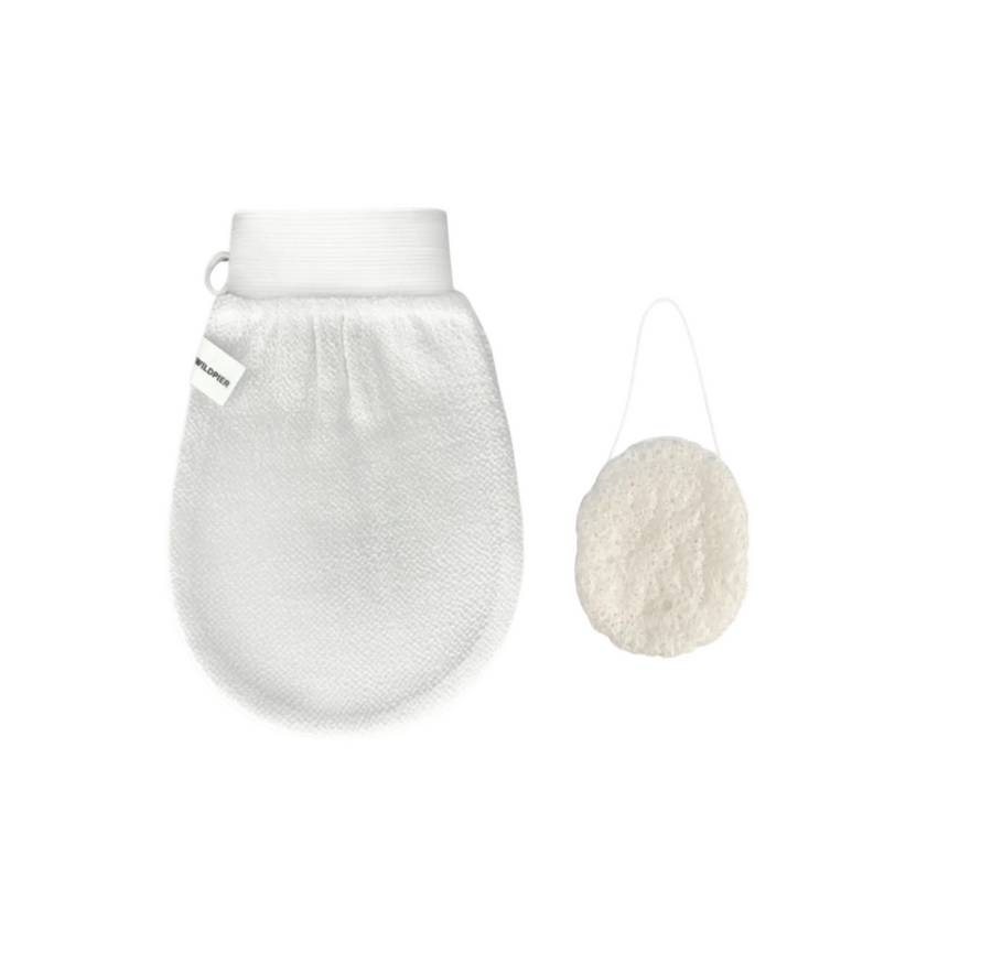 Wildpier™ Deep Exfoliating Glove and Konjac Sponge Bundle