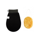 Wildpier™ Luxe Deep Exfoliating Glove and Turmeric Konjac Sponge Bundle