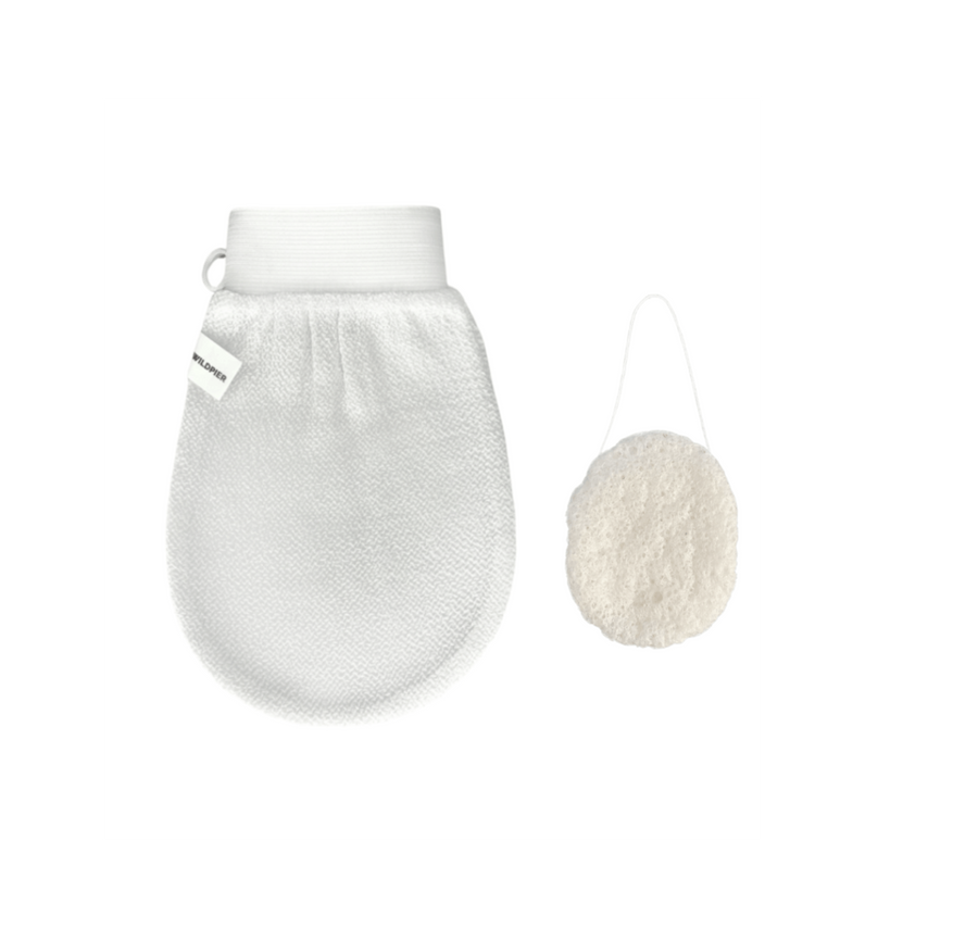 Wildpier™ Deep Exfoliating Glove and Konjac Sponge Bundle
